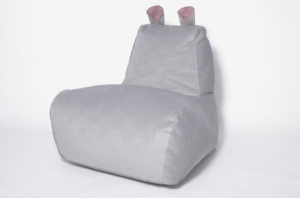 Кресло-мешок Бегемот серый в Сыктывкаре - изображение