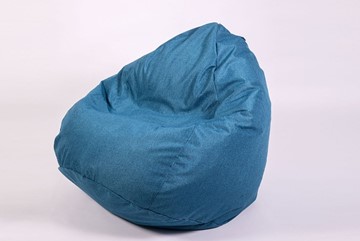 Кресло-мешок Юниор, рогожка синий в Сыктывкаре