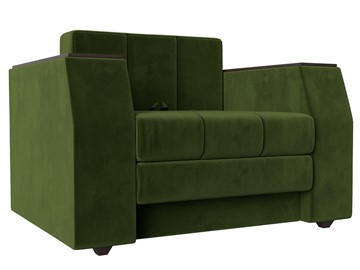 Раскладное кресло Атлантида, Зеленый (Микровельвет) в Сыктывкаре