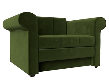 Раскладное кресло Берли, Зеленый (Микровельвет) в Сыктывкаре