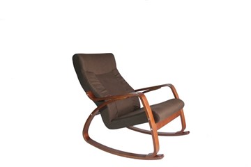 Кресло-качалка Женева, ткань шоколад в Сыктывкаре - предосмотр