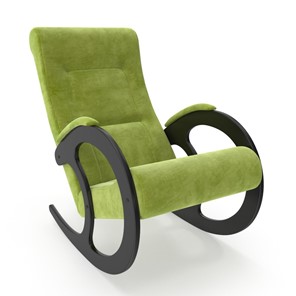 Кресло-качалка Модель 3, Verona 38 Apple Green-велюр в Сыктывкаре