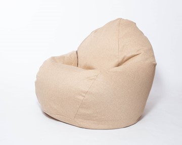 Кресло-мешок Макси, рогожка, 150х100, песочное в Сыктывкаре - предосмотр