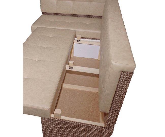 Угловой кухонный диван Нео КМ 3 с механизмом 2000*1110 в Сыктывкаре - изображение 6