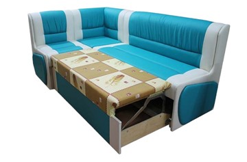 Угловой кухонный диван Квадро 4 со спальным местом в Сыктывкаре - предосмотр 2