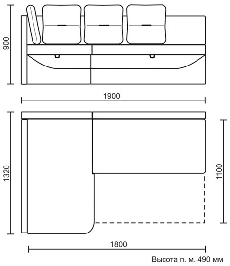 Кухонный угловой диван Яшма 1 ДУ в Сыктывкаре - изображение 8