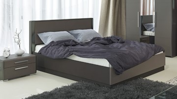 Кровать с механизмом 2-спальная Наоми 1600, цвет Фон серый, Джут СМ-208.01.02 в Сыктывкаре