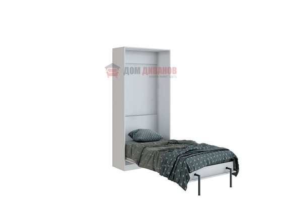 Кровать-шкаф Велена 1, 800х2000, цвет белый в Сыктывкаре - изображение