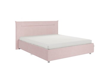 Кровать спальная Альба 1.6, нежно-розовый (велюр) в Сыктывкаре