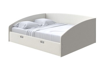 Кровать двуспальная Bono 160х200, Искусственная шерсть (Лама Лён) в Сыктывкаре