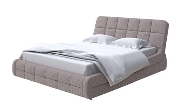 Кровать 2-спальная Corso-6 140x200, Рогожка (Levis 25 Светло-коричневый) в Сыктывкаре