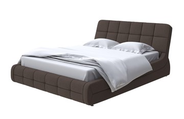 Двуспальная кровать Corso-6 200х200, Рогожка (Savana Chocolate) в Сыктывкаре