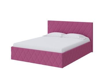 Кровать 2-спальная Fresco 140х200, Рогожка (Savana Berry (фиолетовый)) в Сыктывкаре
