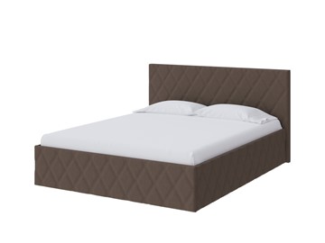Двуспальная кровать Fresco 160х200, Рогожка (Savana Chocolate (шоколад)) в Сыктывкаре