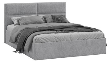 Кровать в спальню Глосс Тип 1 (Микровелюр Wellmart Silver) в Сыктывкаре