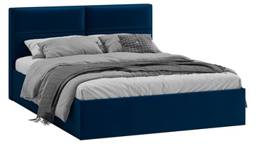 Двуспальная кровать Глосс Тип 1 (Велюр Confetti Blue) в Сыктывкаре