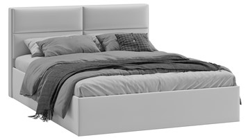 Спальная кровать Глосс Тип 1 (Велюр Confetti Silver) в Сыктывкаре