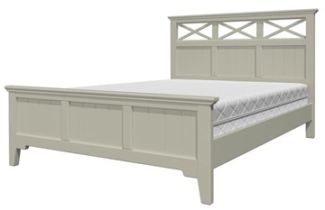 Кровать 2-спальная Грация-5 с фисташковым карнизом (Фисташковый) 160х200 в Сыктывкаре