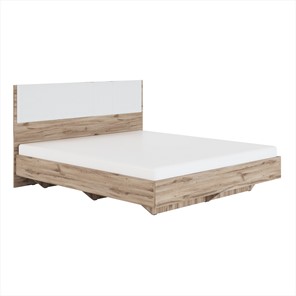 Спальная кровать Николь (мод.1.6) 1,8 белая экокожа, с ортопедическим основанием в Сыктывкаре
