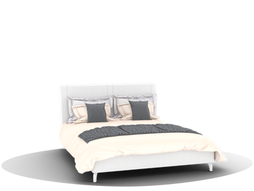 Кровать 2-спальная Siena (КМ-01, 1600) под ПМ в Сыктывкаре