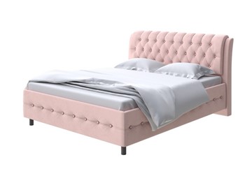 Кровать полутороспальная Como (Veda) 4 140х200, Велюр (Ultra Розовый мусс) в Сыктывкаре