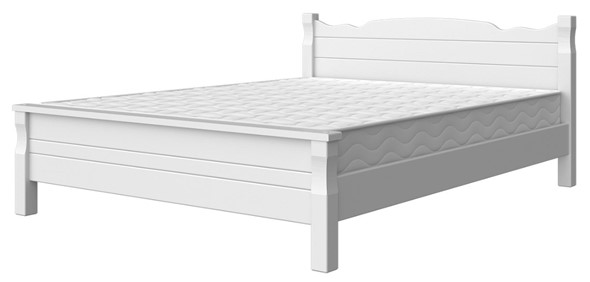 Кровать двуспальная Мюнхен-4 (Белый античный) 160х200 в Сыктывкаре - изображение