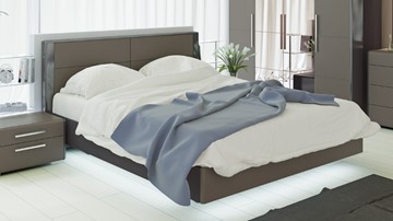 Кровать Наоми 1600, цвет Фон серый, Джут СМ-208.01.01 в Сыктывкаре