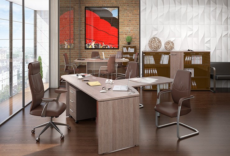 Набор мебели в офис Xten для начальника отдела в Сыктывкаре - изображение 2