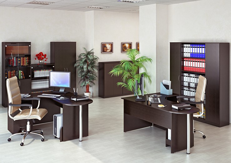 Офисный комплект мебели Nova S, Венге Цаво в Сыктывкаре - изображение