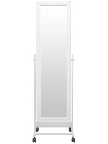 Зеркало напольное BeautyStyle 27 (135х42,5см) Белое в Сыктывкаре - предосмотр 1