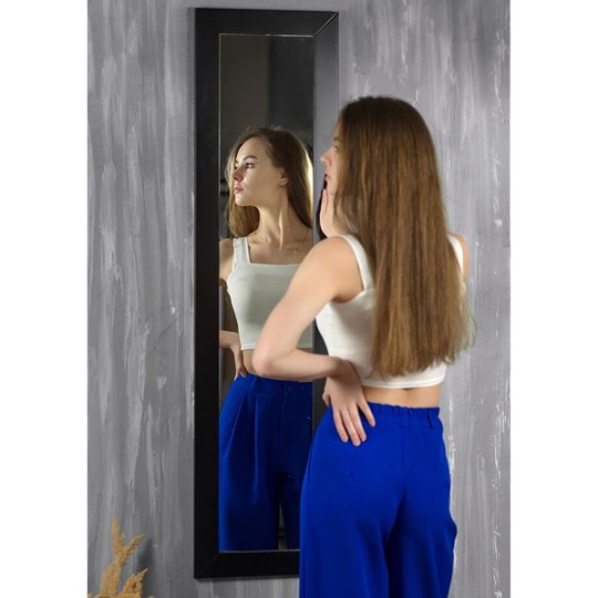 Зеркало настенное  BeautyStyle 9 (черный) в Сыктывкаре - изображение 5