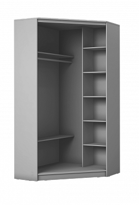 Шкаф угловой Хит-У-22-4-77-28, Мишка в интерьере, Белый в Сыктывкаре - изображение 1
