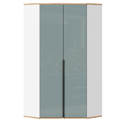 Угловой шкаф Урбан 528.060, белый/розовый в Сыктывкаре - изображение
