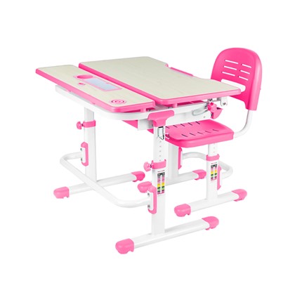 Растущая парта + стул Lavoro Pink в Сыктывкаре - изображение