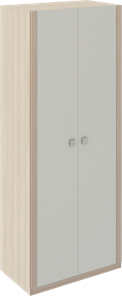 Двухстворчатый шкаф Глэдис М22 (Шимо светлый/Белый текстурный) в Сыктывкаре - предосмотр