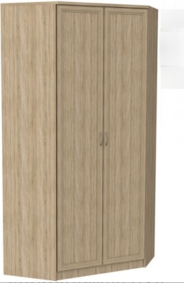 Шкаф 403 несимметричный, цвет Дуб Сонома в Сыктывкаре - изображение