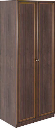 Шкаф распашной Беатрис М02 (Орех Гепланкт) в Сыктывкаре - изображение