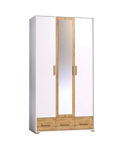 Шкаф для одежды Айрис 444, Белый-Дуб золотистый в Сыктывкаре