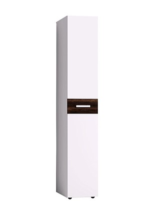 Шкаф для одежды Норвуд 55, Белый-Орех шоколадный в Сыктывкаре - изображение