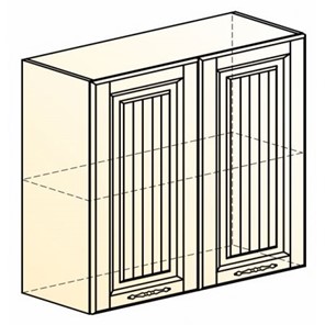Навесной кухонный шкаф Бавария L800 H720 (2 дв. гл.) в Сыктывкаре