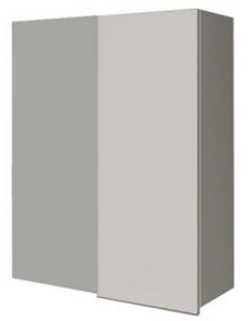 Кухонный навесной шкаф ВУП 980 Белое гладкое Ламарти/Антрацит в Сыктывкаре