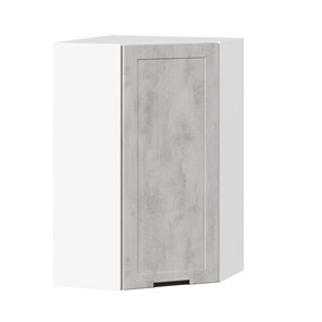 Шкаф кухонный угловой 600 высокий Джамис ЛД 296.620.000.033, Белый/Белый камень в Сыктывкаре