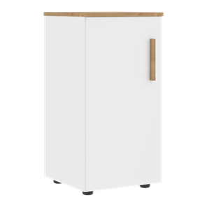 Низкий шкаф колонна с глухой дверью левой FORTA Белый-Дуб Гамильтон FLC 40.1 (L) (399х404х801) в Сыктывкаре