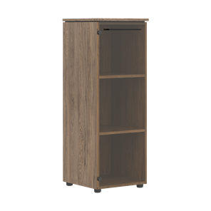 Шкаф колонна для офиса средней высоты MORRIS TREND Антрацит/Кария Пальмира MMC 42.1 (429х423х821) в Сыктывкаре