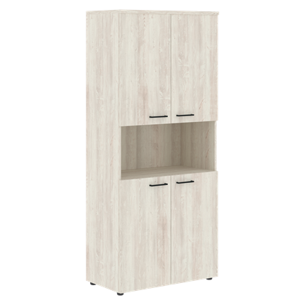 Шкаф с глухими низкими дверьми и топом XTEN сосна Эдмонд XHC 85.4 (850х410х1930) в Сыктывкаре - изображение