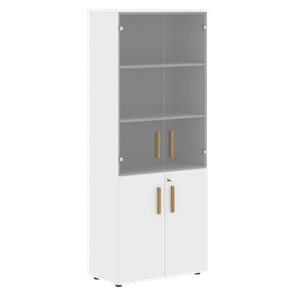Шкаф широкий высокий FORTA Белый FHC 80.2(Z) (798х404х1965) в Сыктывкаре