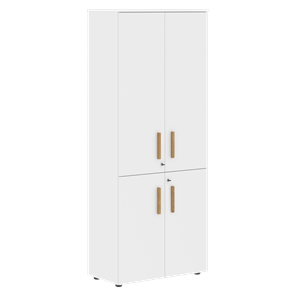 Шкаф широкий высокий FORTA Белый FHC 80.3(Z) (798х404х1965) в Сыктывкаре