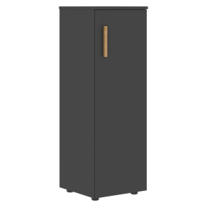 Средний шкаф колонна с правой дверью FORTA Черный Графит  FMC 40.1 (R) (399х404х801) в Сыктывкаре