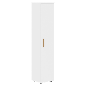 Высокий шкаф колонна с глухой дверью FORTA Белый FHC 40.1 (L/R) (399х404х1965) в Сыктывкаре