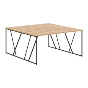 Двойной стол LOFTIS Дуб Бофорд  LWST 1516 (1560х1606х750) в Сыктывкаре